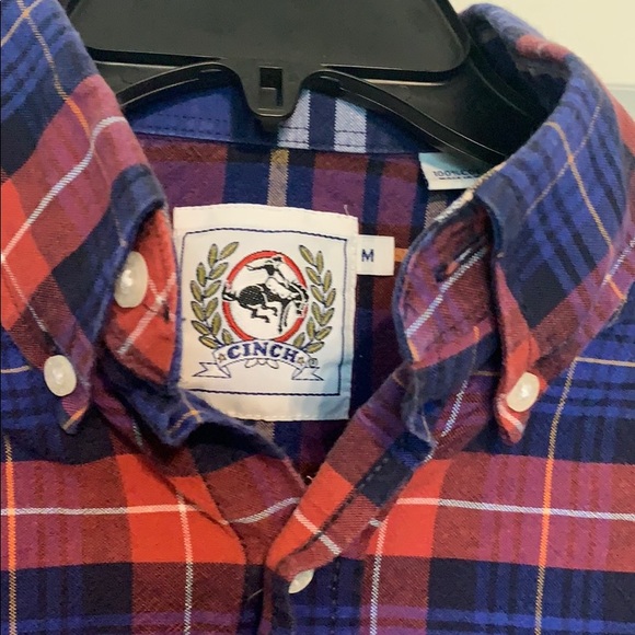 Cinch Button Down Long Sleeve Shirt - Picture 3 of 3